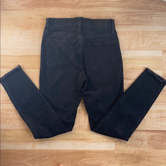 Madewell 10” High Rise Skinny Jean Berkeley Black - Picture 5 of 5